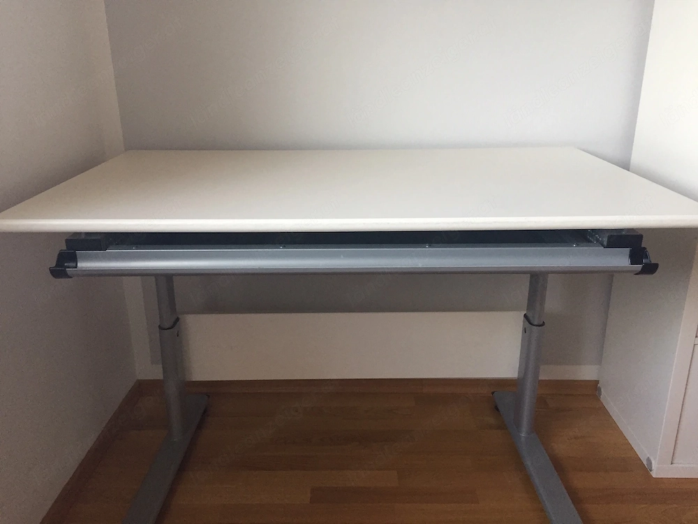 Jugend-Schreibtisch, höhenverstellbar, 120 x 70 cm, Marke PAIDI