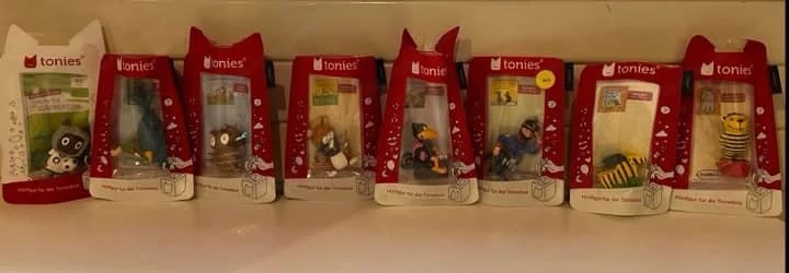 Toniebox und folgende Tonies dazu