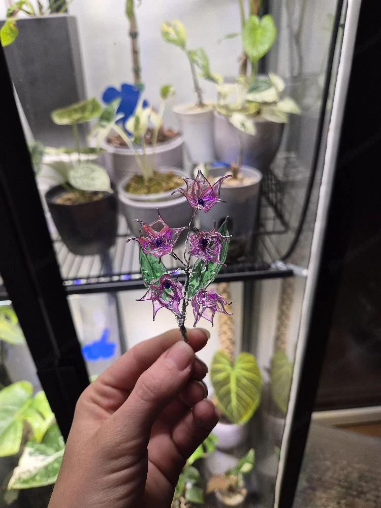 UV-Harz, Draht Blume
