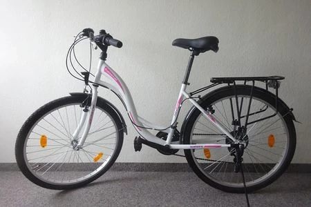 Licorne Stella Premium City Bike 24" Fahrrad Mädchen, Jungen, Herren und Damen 21 Gang-Schaltung