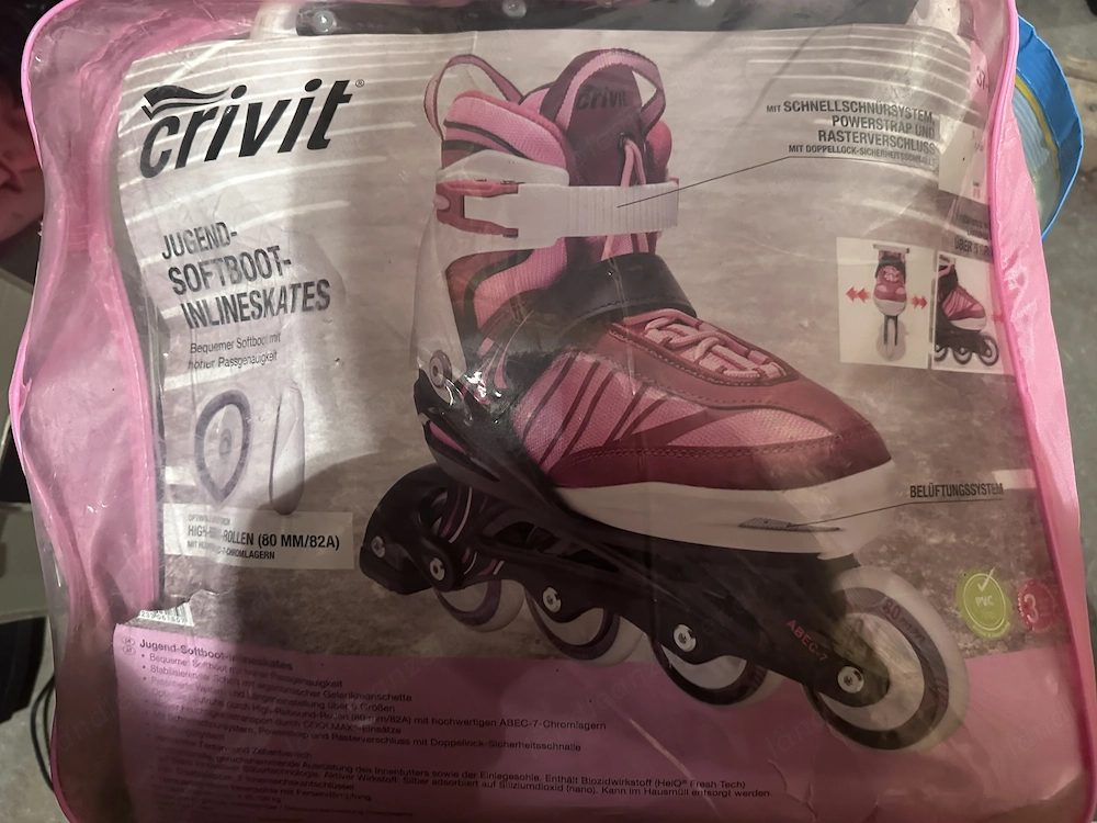 Inline-Skates Für Mädchen Größe verstellbar 