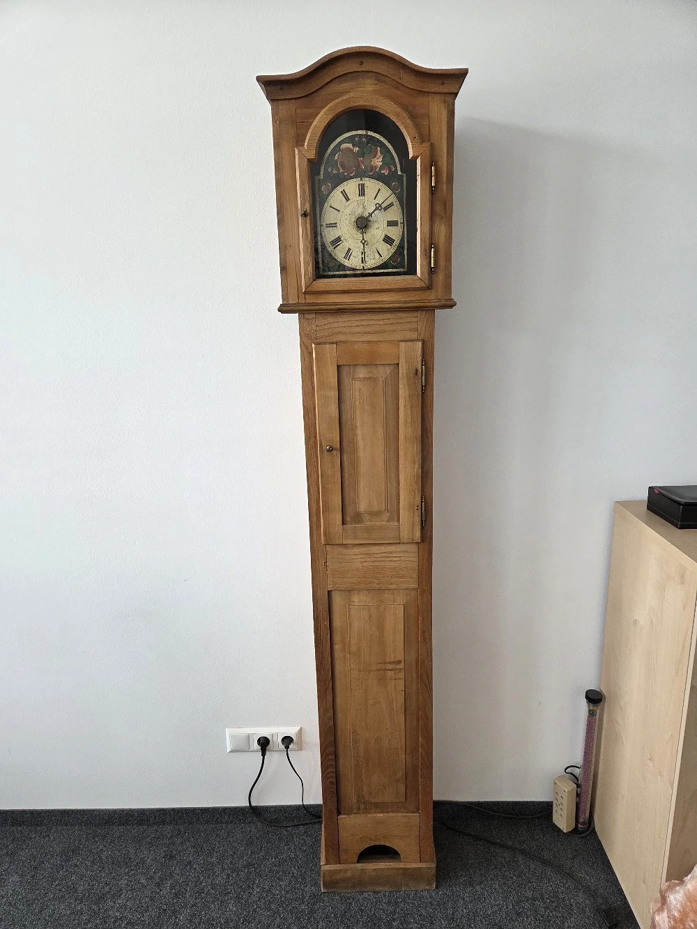 Standuhr massiv mit Schlagwerk