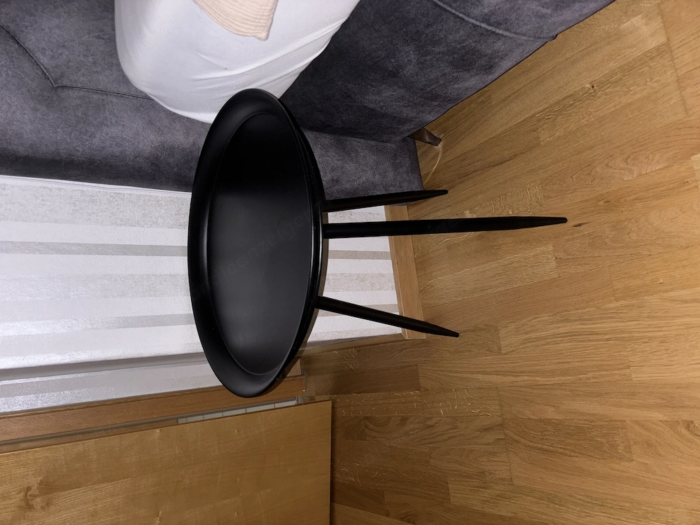 Beistelltisch Schwarz Metall