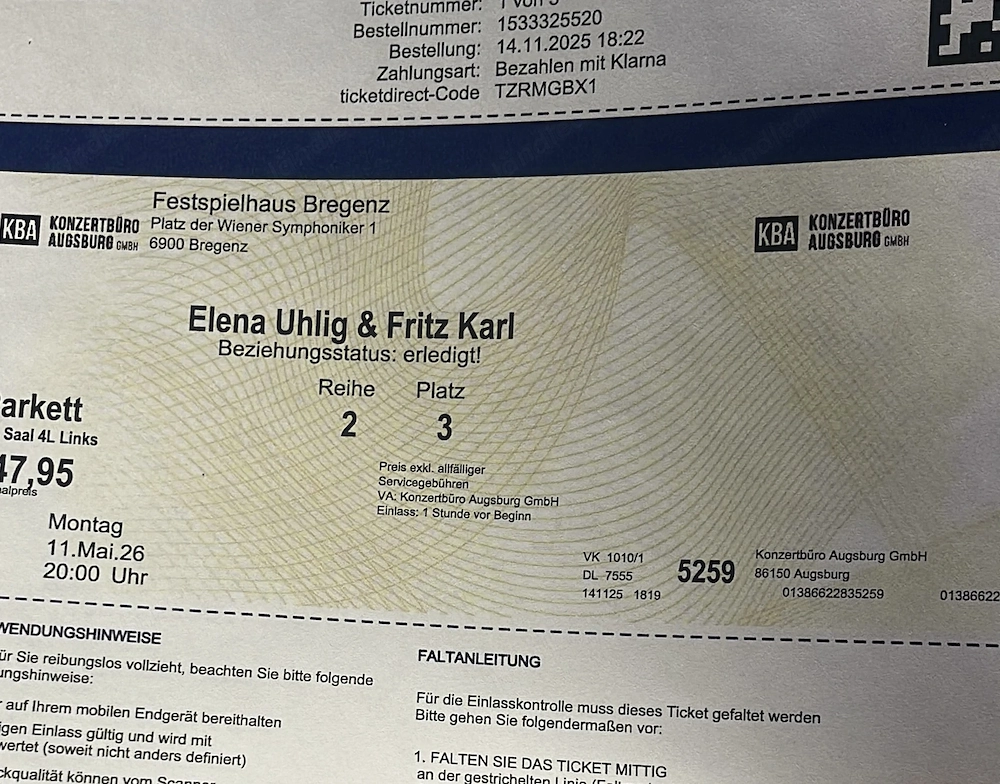 Ticket Festspielhaus