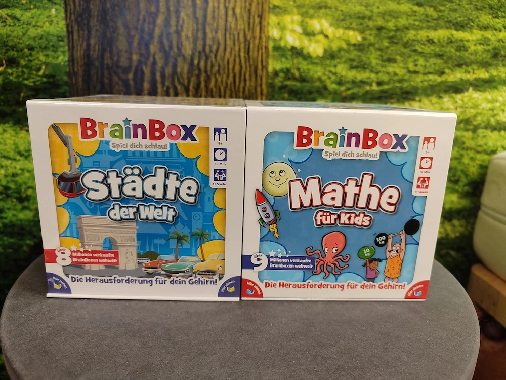 Brain Box Set bestehend aus Mathe für Kids und Städte der Welt