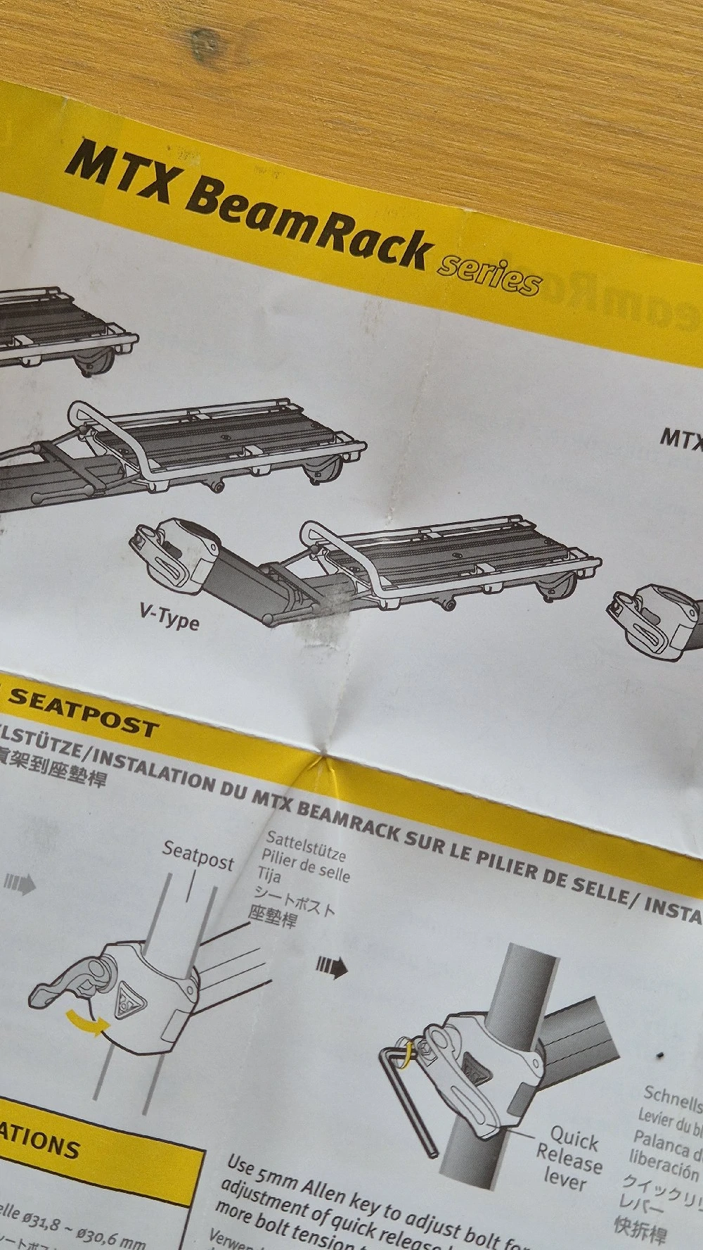 Topeak Gepäckträger für MTB