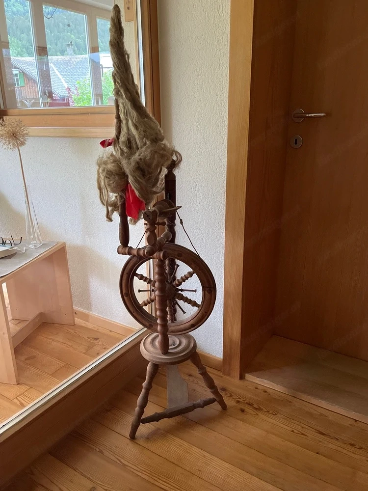 altes Spinnrad