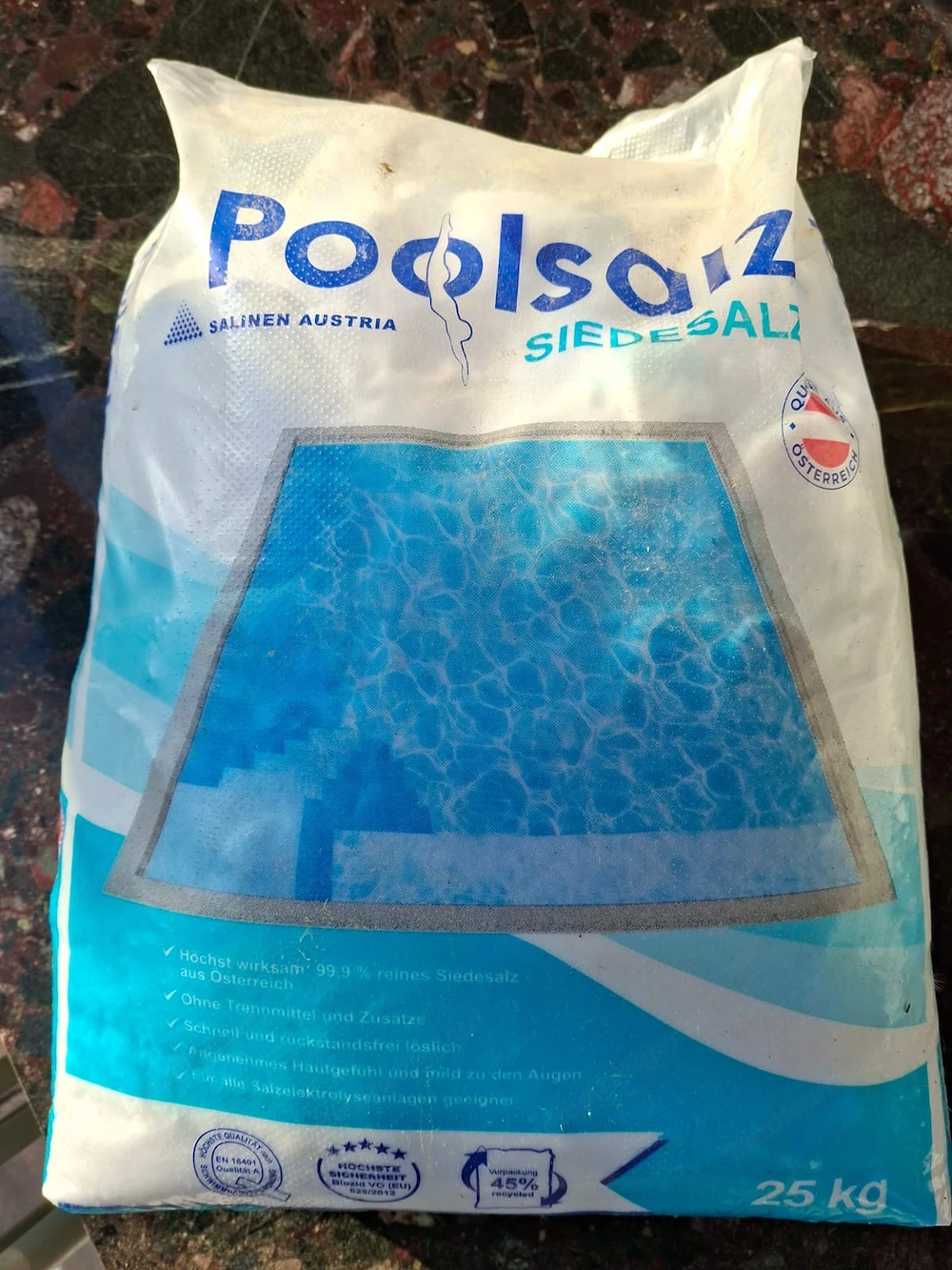 Pool Salz für Salzwassersysteme