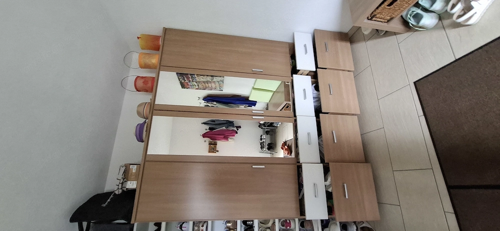 Kleiderschrank  4 tlg. 8 Schubladen 