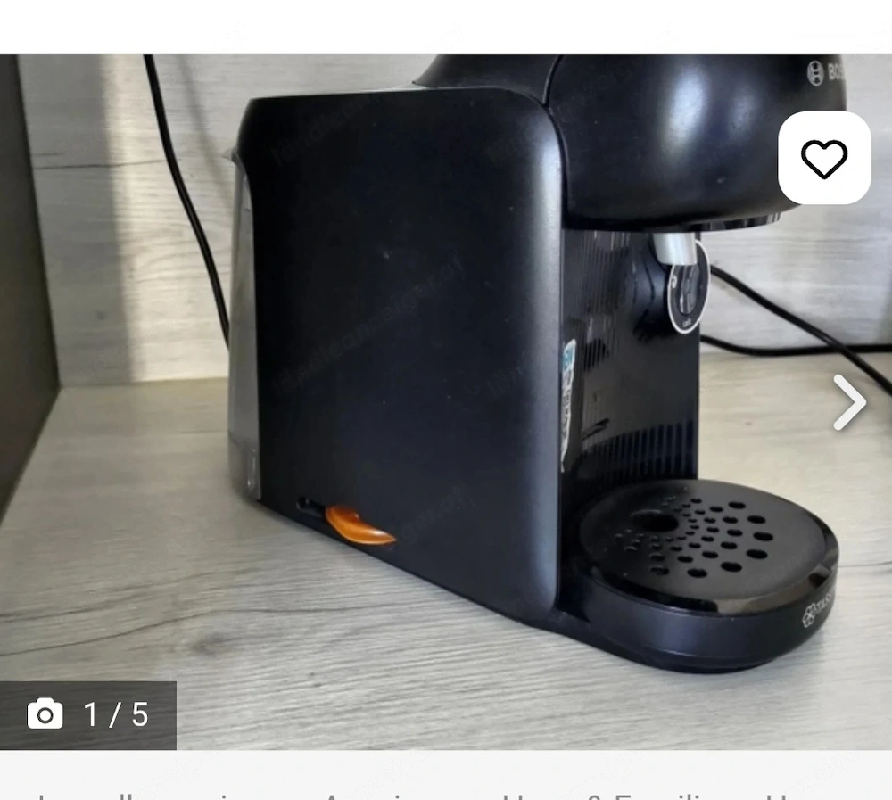 Kaffeemaschine Bosch mit Kapseln
