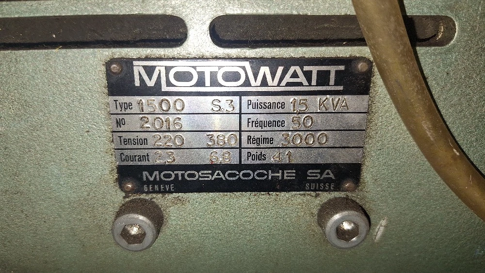 Notstrom Aggregat