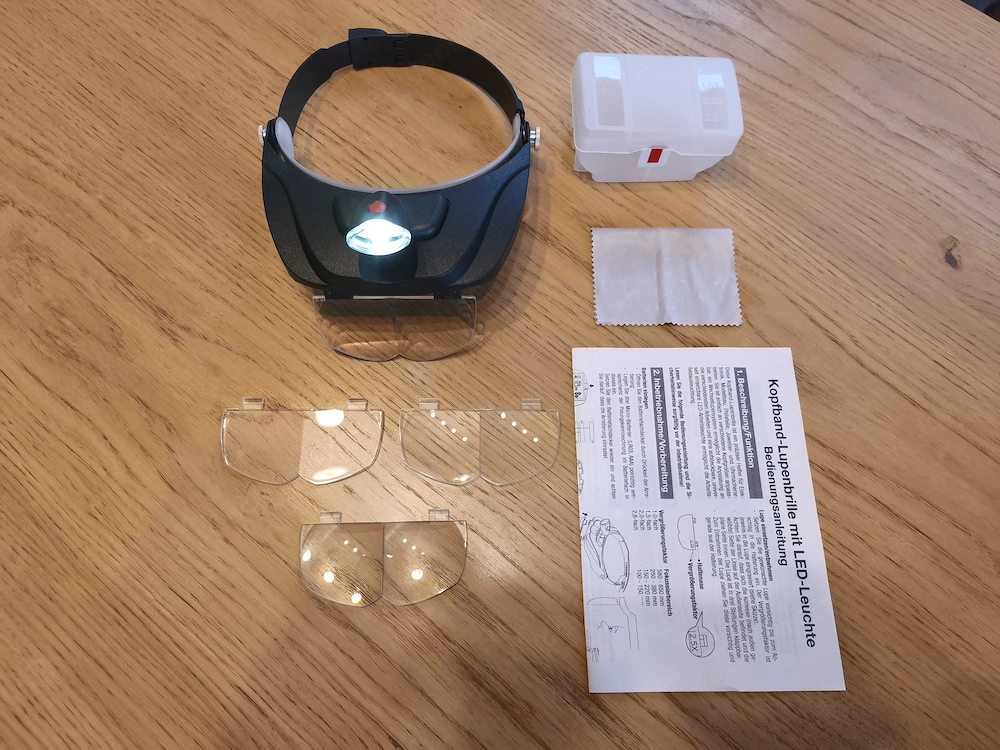 LED Kopflupe (neuwertig)