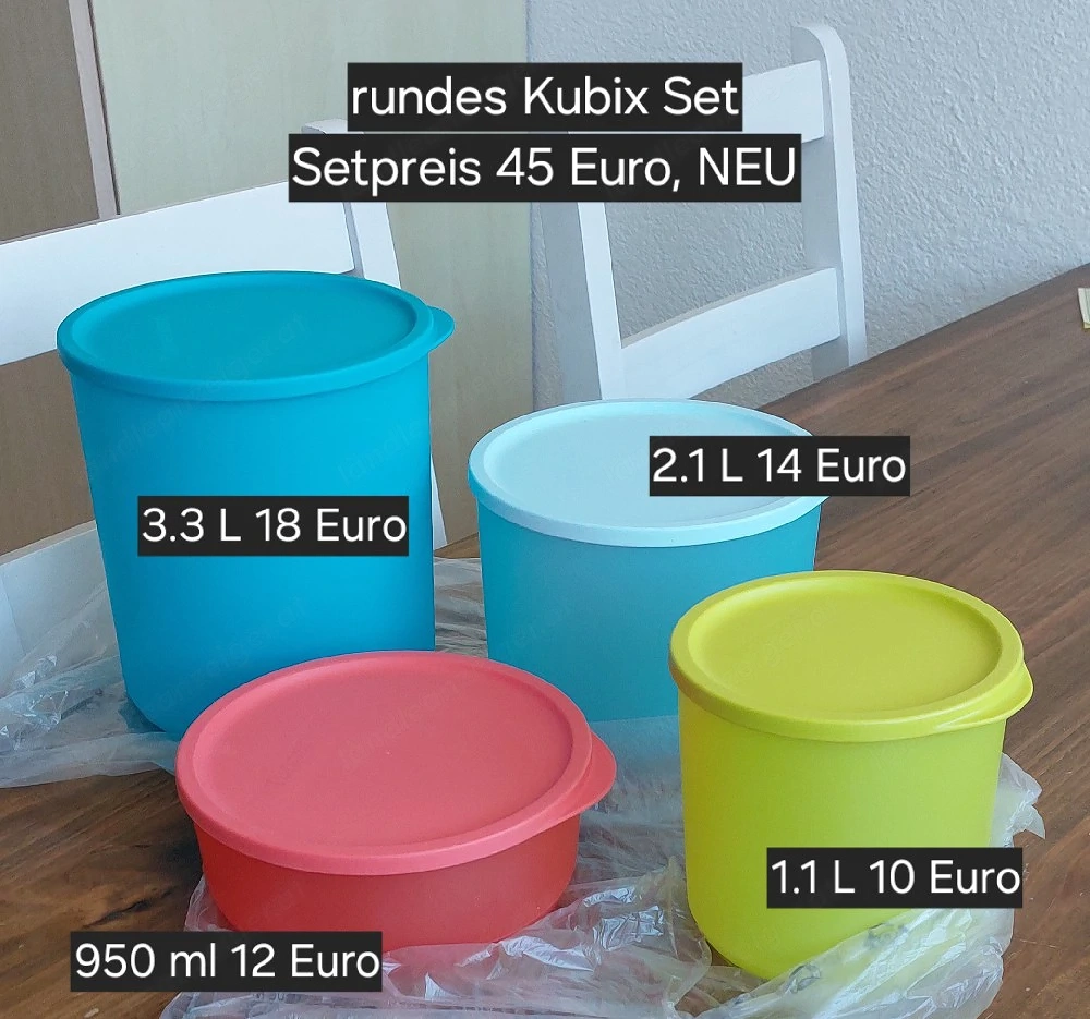 Kubix Set Tupperware NEU