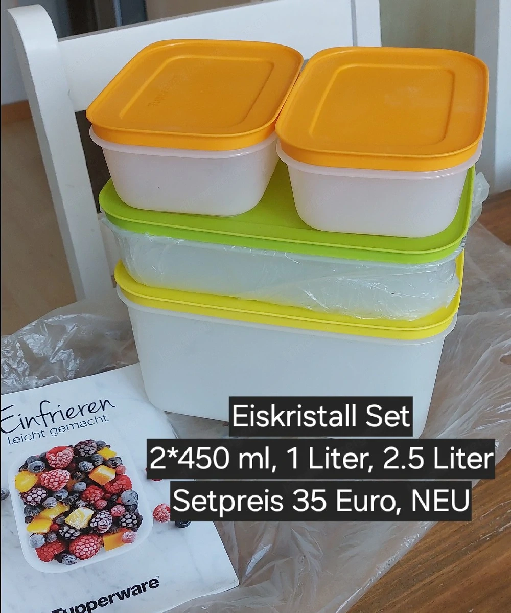 Eiskristall Set Tupperware NEU