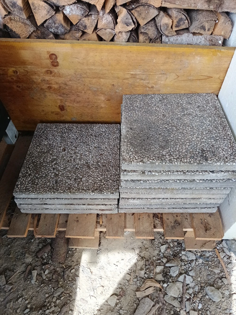 Waschbetonplatten 