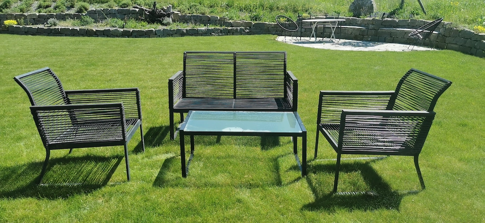 Gemütliche Gartensitzlounge