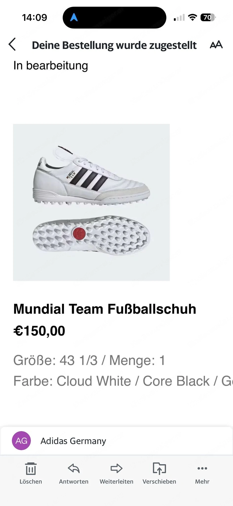Mundial Fußballschuh