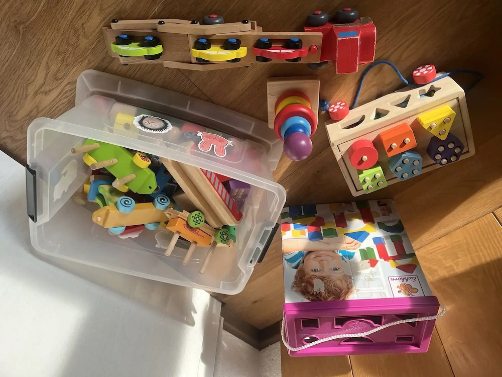Verkaufe Holzspielzeug 