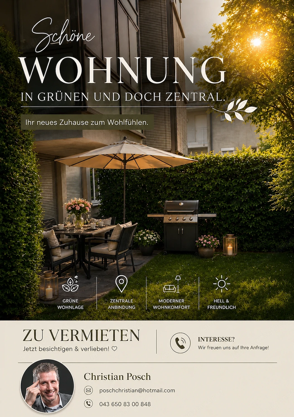 2 Zimmerwohnung ab Juli zu vermieten