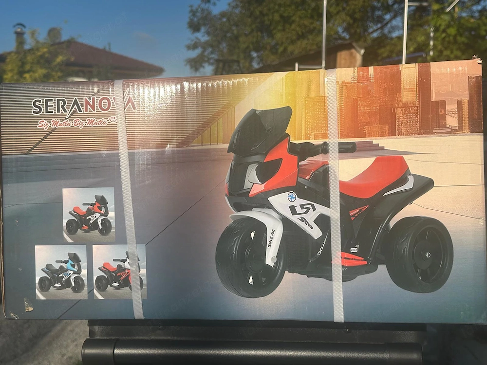 Kindermotorrad mit Elektroantrieb