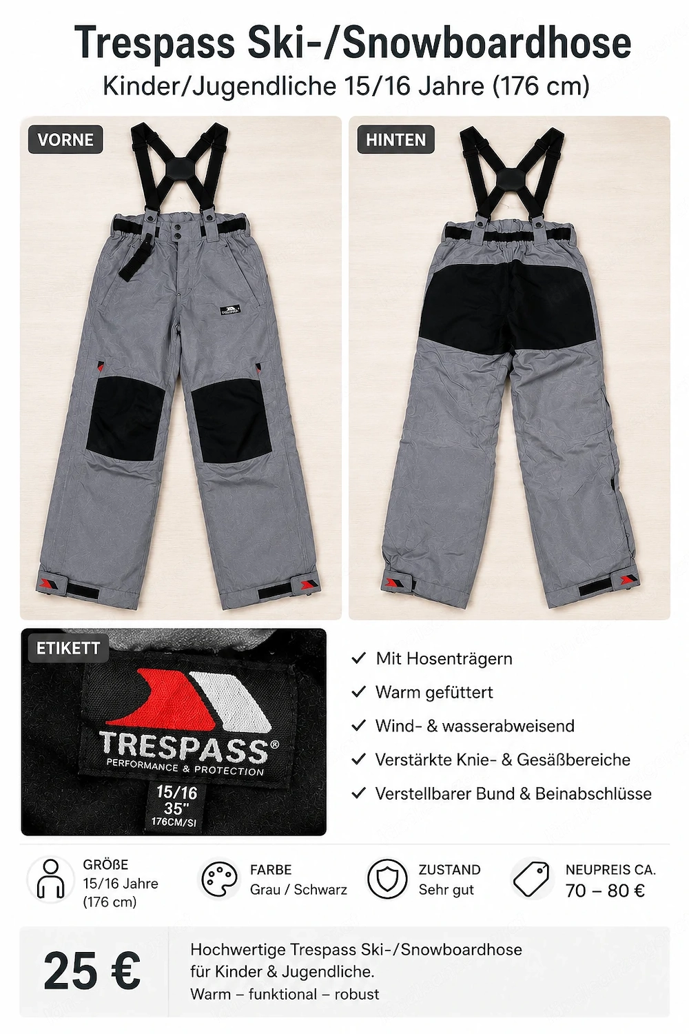 Trespass Schihose 176 