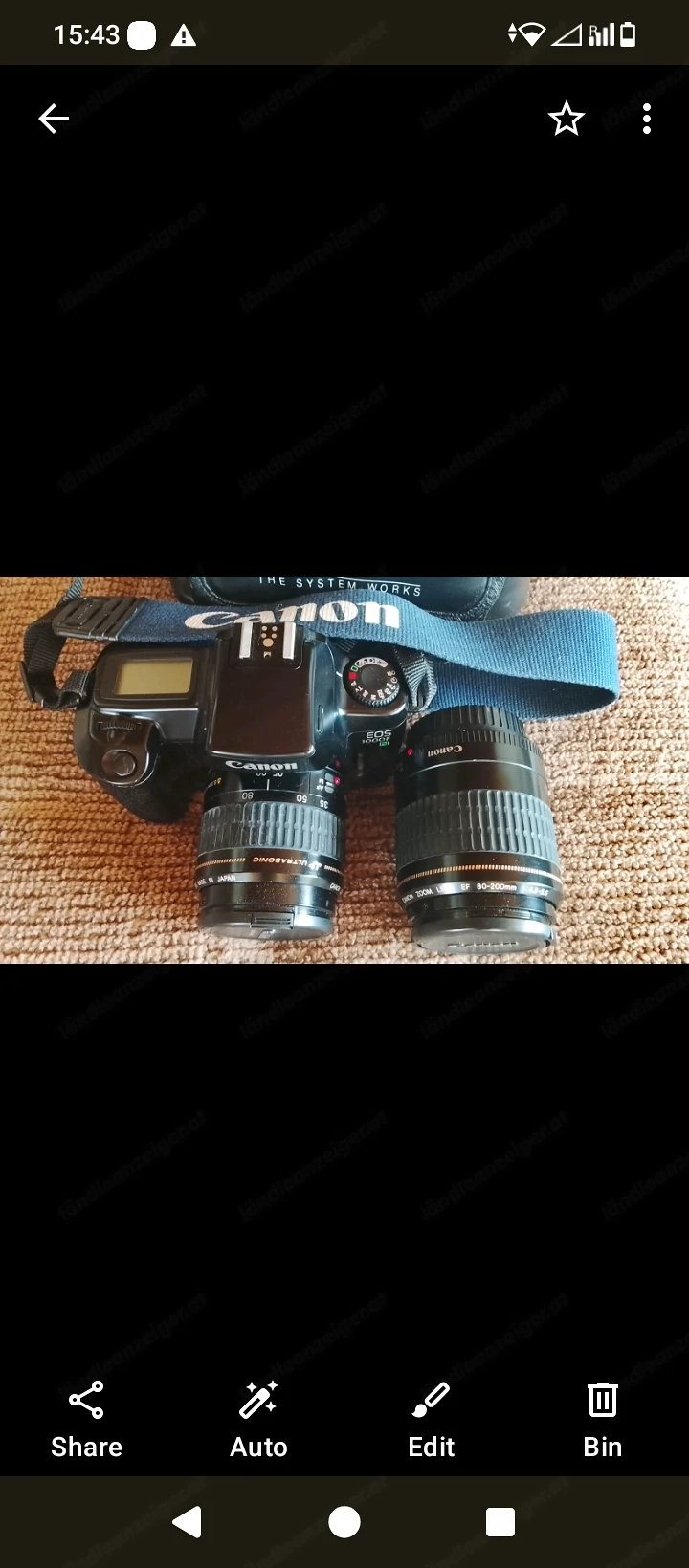 Analoge Spiegelreflexcamera Canon EOS 1000F