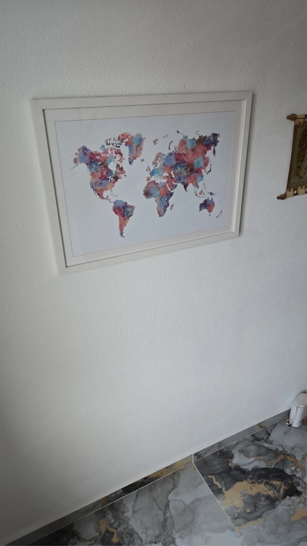 Bild Weltkarte weiss