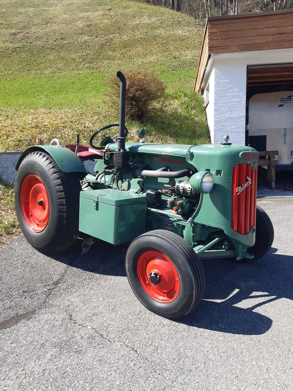 Oldtimer Traktor, Hürlimann D 200, Baujahr 1955