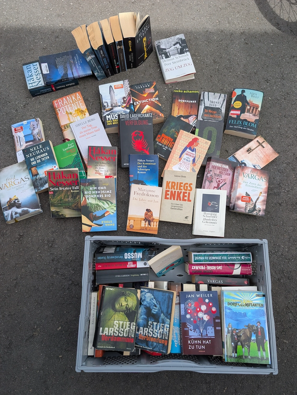 Krimisammlung, Bücher