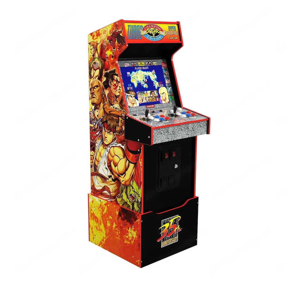 Arcade1Up Street Fighter Legacy 14 Games Wifi Enabled Arcade Machine