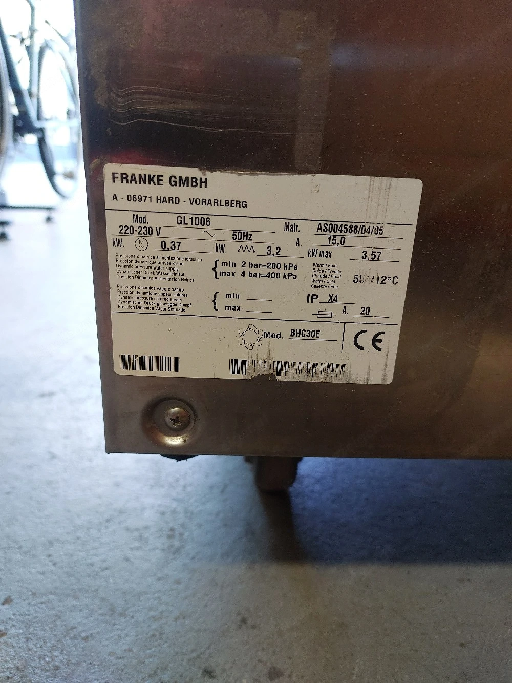 Franke Gastro Geschirrspüler 