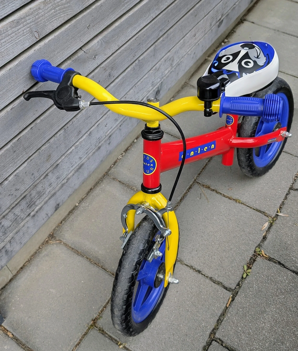 Laufrad Anlen rot-blau 12" Rad Kinderrad wie neu
