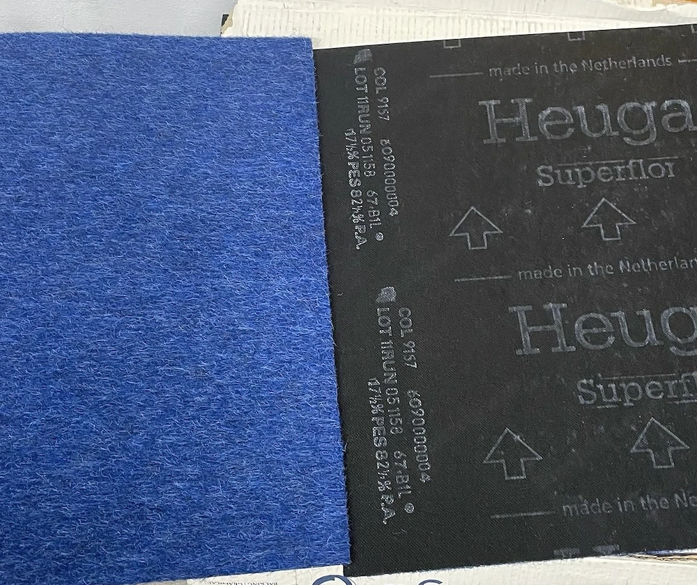 HEUGA Superflor Teppichfliesen Nadelfilz 50x50cm NEU - 55 Stück (13,75 m2) á   8,00 pro Stück