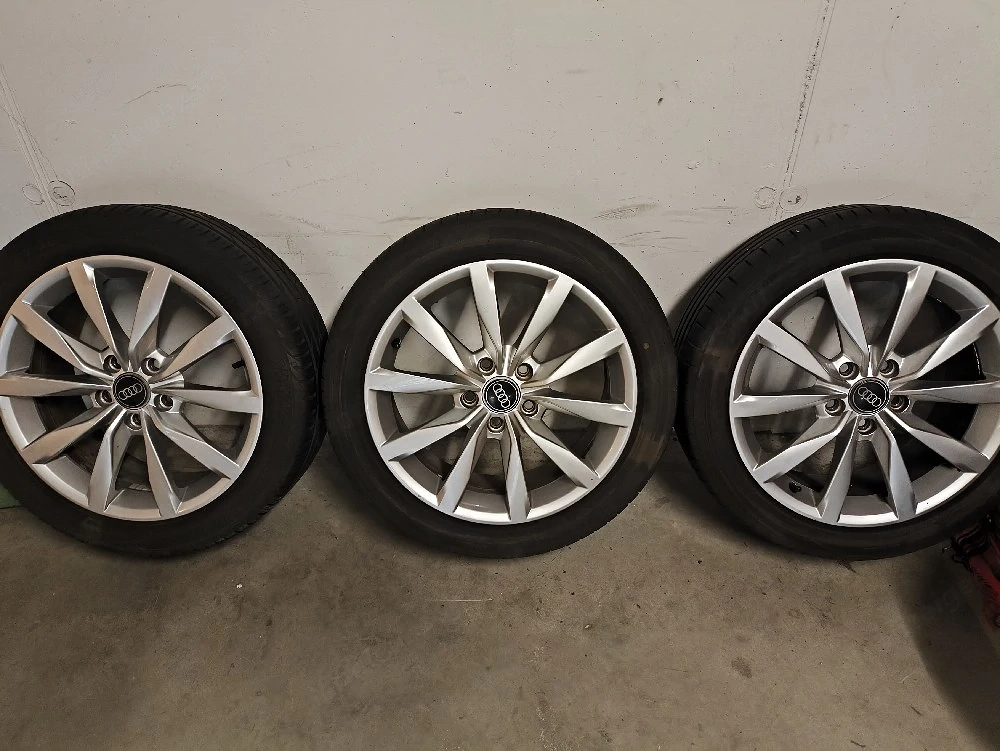 Orginal 4 x Audi Alufelgen 17 Zoll