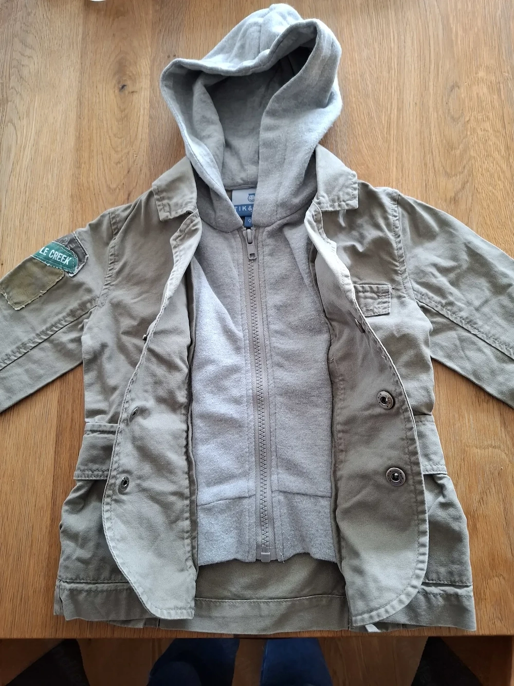 Jacke mit Einsatz Gr. 92