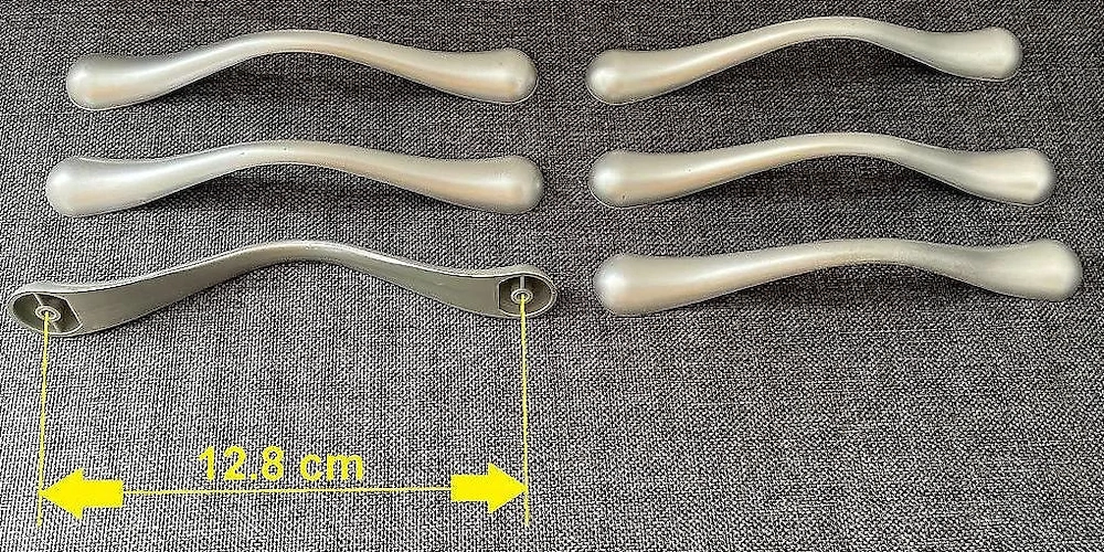 Schrankgriffe Kastengriffe Schubladengriffe (silbern)