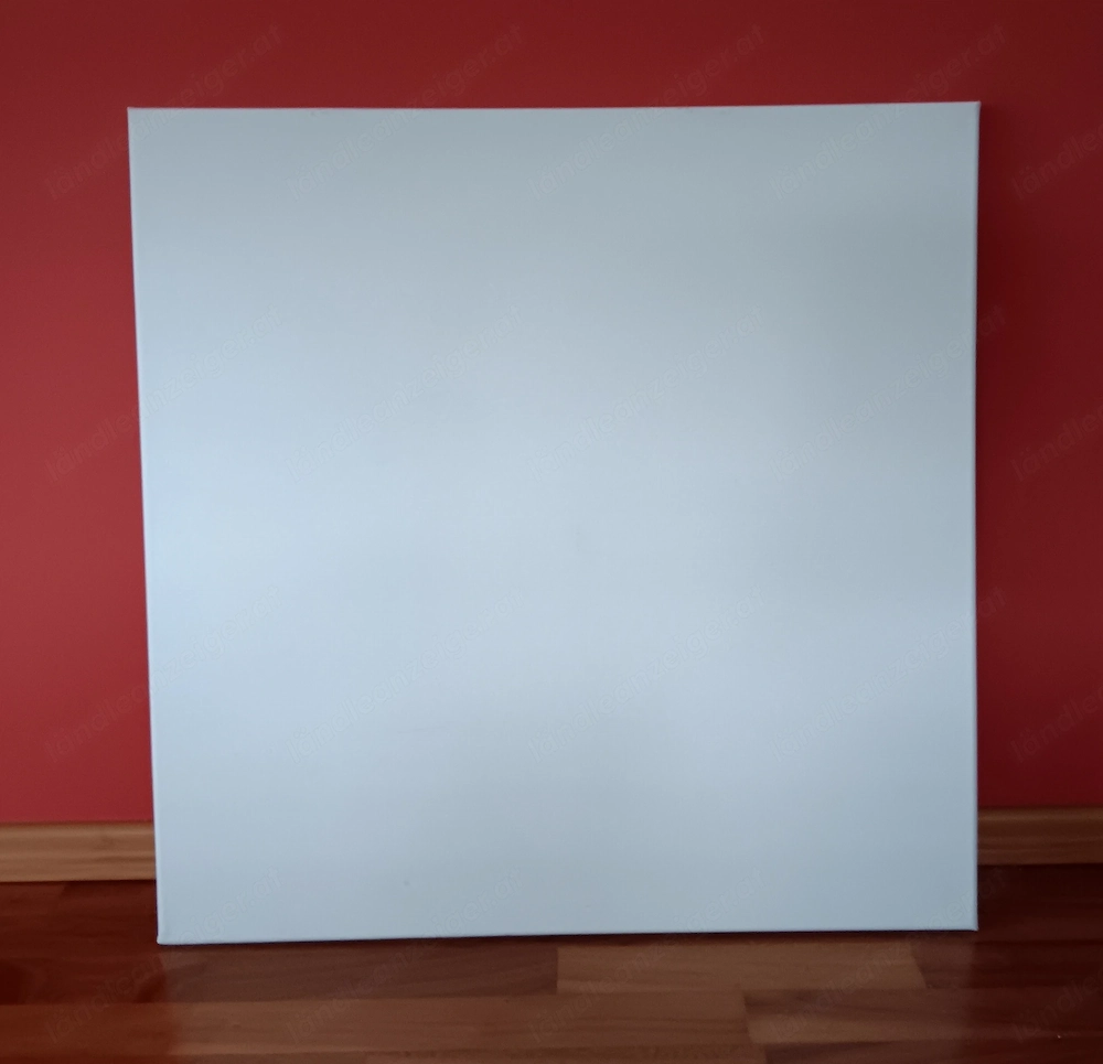 Leinwand weiß 59,5 x 59,5 cm