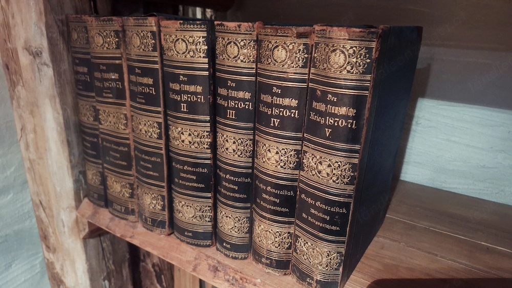 Antiker Buch Band: Großer Generalstab: Deutsch-Französischer Krieg 1870-71, Zeit: Berlin 1878