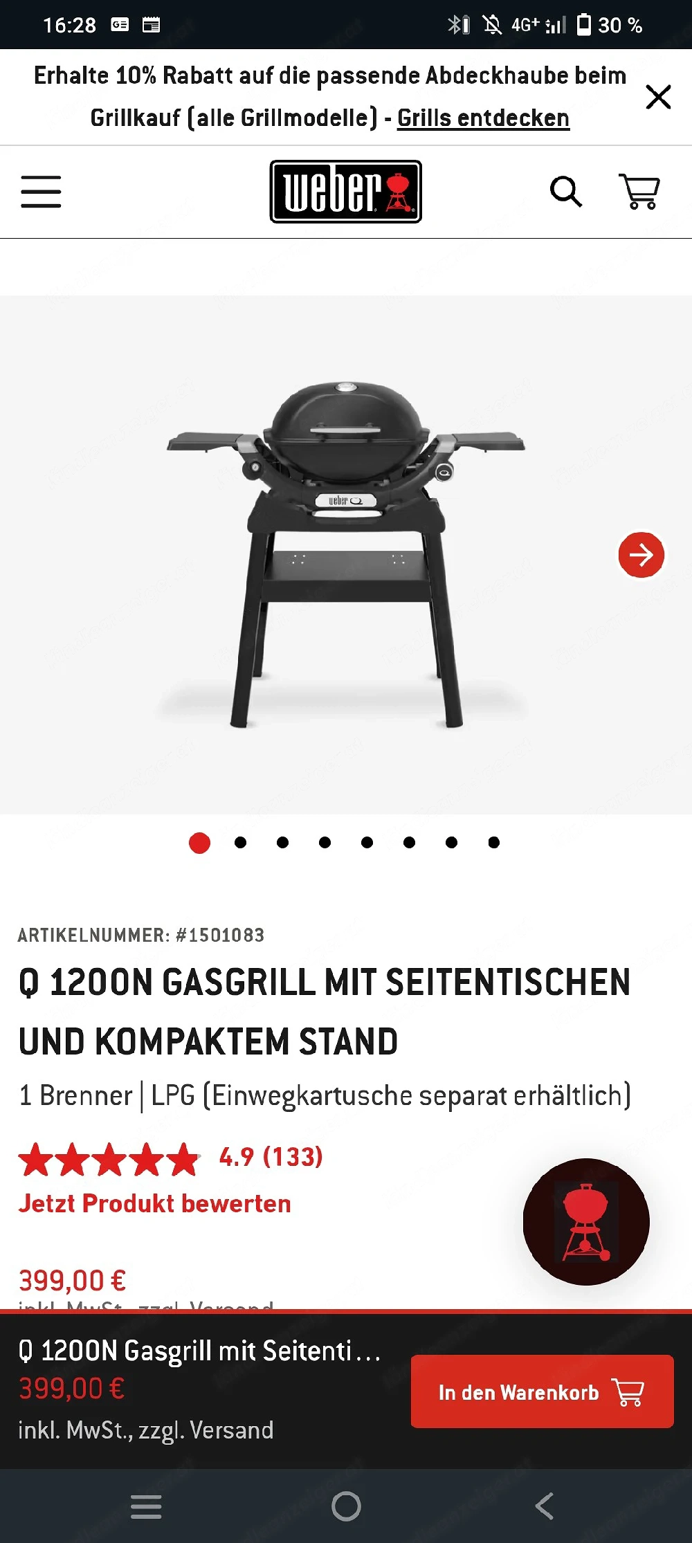 Weber Gasgrill 