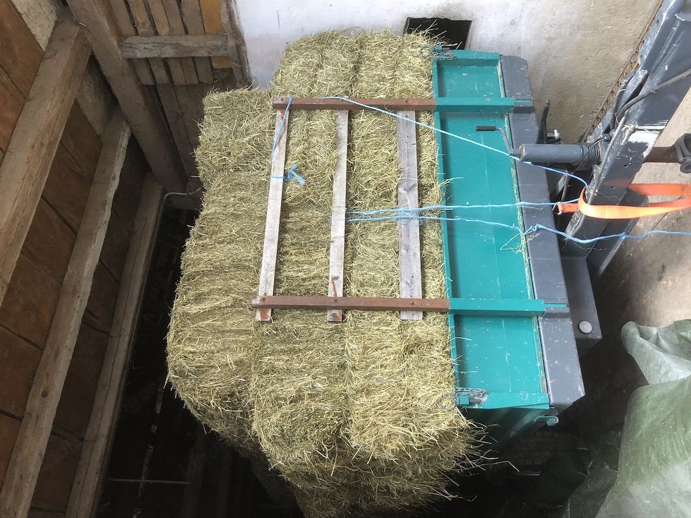 Heu in Kleinballen