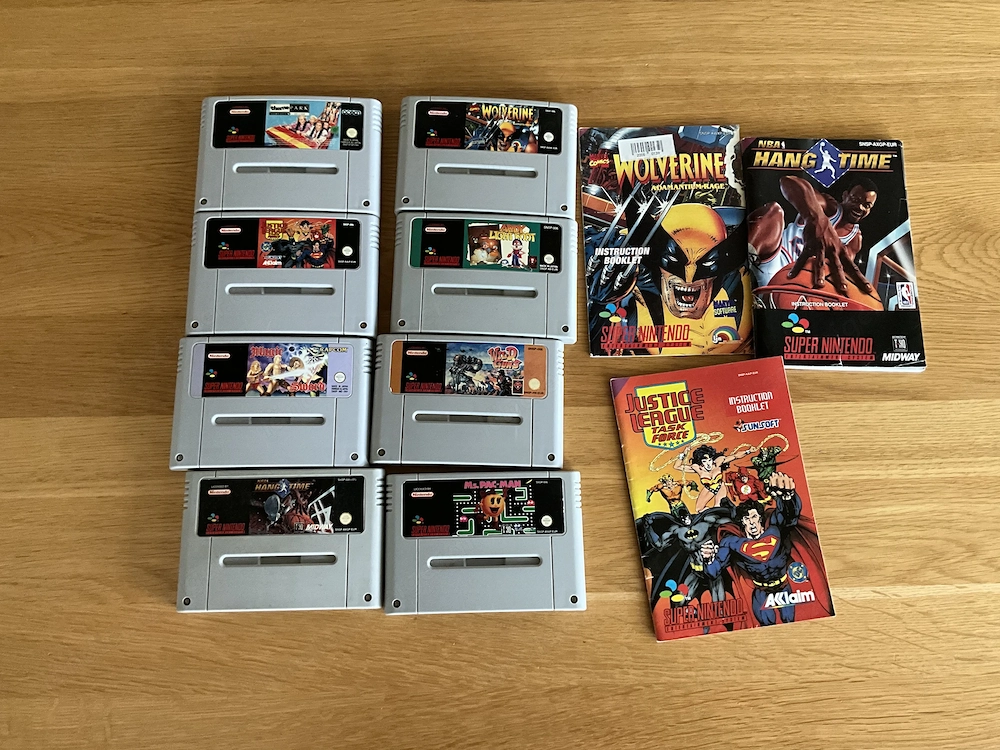 Verschiedene Super Nintendo Spiele Snes 