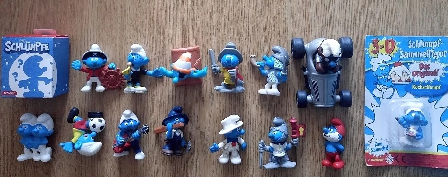 Schleich Schlümpfe Sammlung 