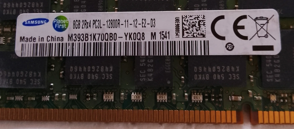 Server Ram,,,,,8 GB,,,,,DDR 3 - PCL 3