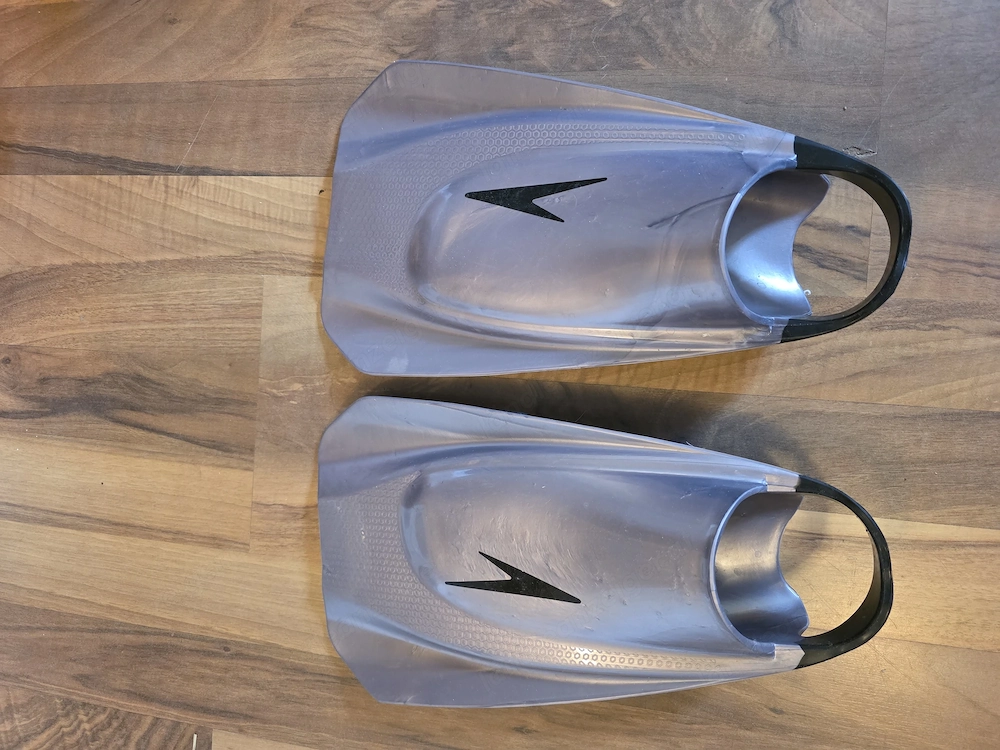 Flossen Speedo Fury Training Fin grau Gr. 43 44