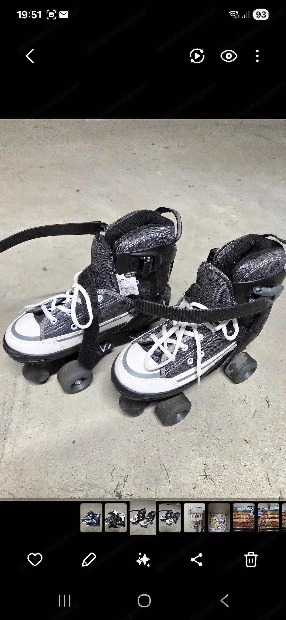 Rollschuhe mit 4 Rollen