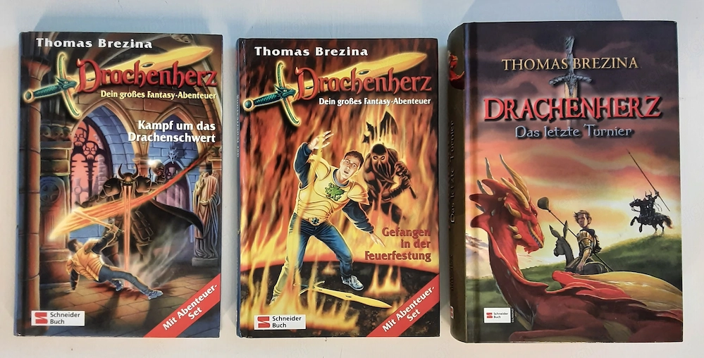 Thomas Brezina  -  Drachenherz  1, 4, 7, 8, 9, 10