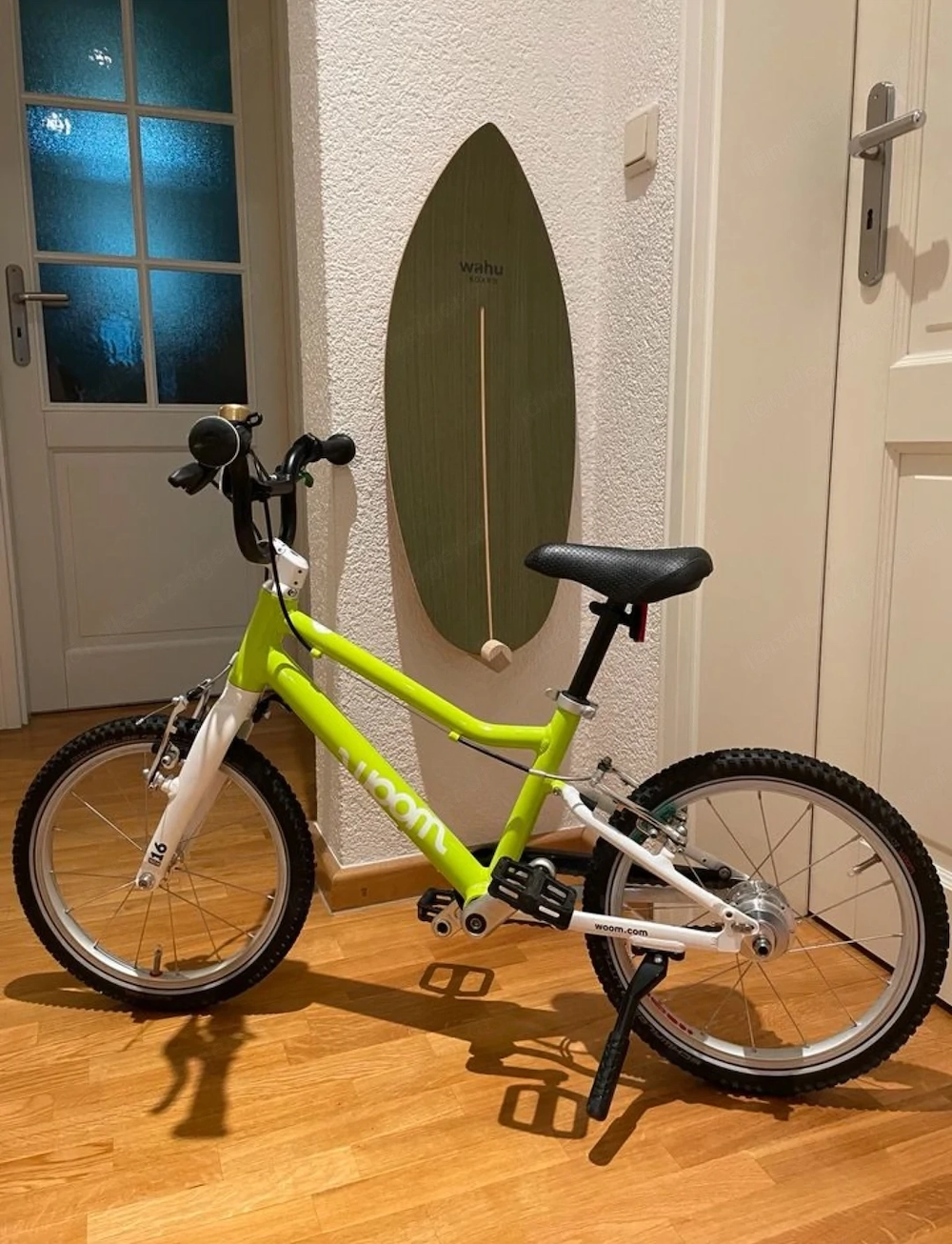  Woom 3 Kinderfahrrad lizard lime mit Automatikschaltung 