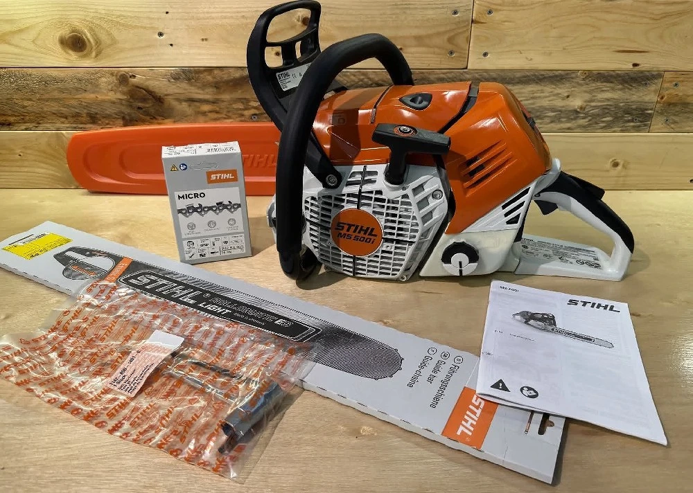 Neue Stihl MS 500i Motorsäge