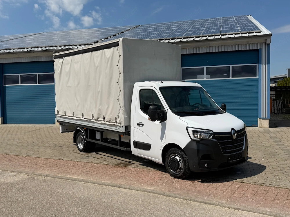 Renault Master 165 PS Pritsche Plane Schiebeplane Tempomat Klima Navi Anhängerkupplung 