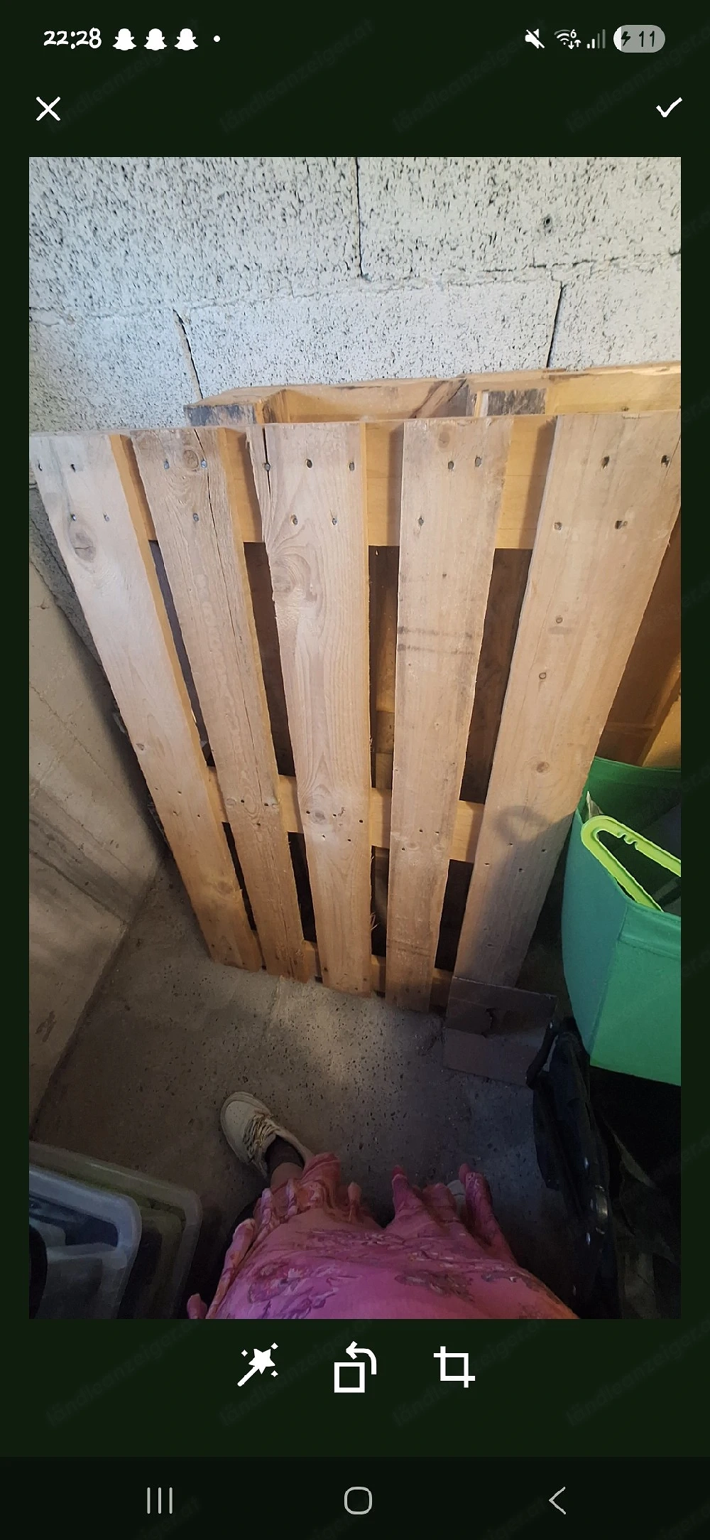 Holzpaletten